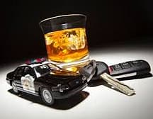 Glass of win toy car and car key